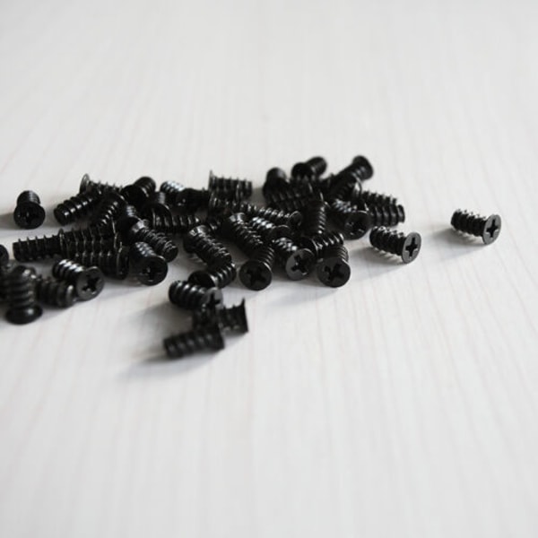 30stk sort PC-deksel kjølevifte holdbar skrue for vifter