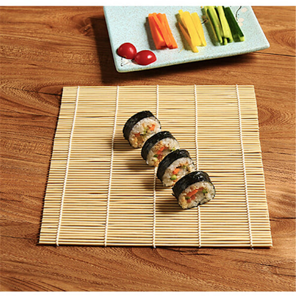 Sushi Matte Bambus Maker Kit Ris Rull Form Kjøkken DIY Muggform