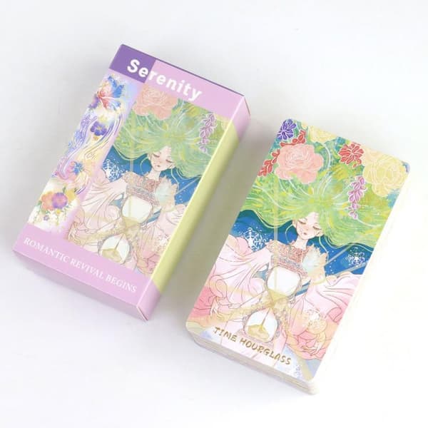 78 ark 10,3x6cm Serenity Tarot Deck Varm Drømmende Anime-stil A2