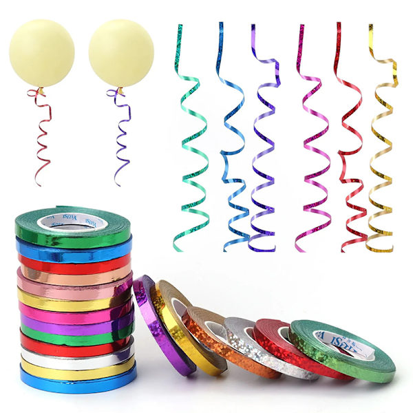 10 meter/rulle 5 mm ballongband fest födelsedag bröllop accessoar A9
