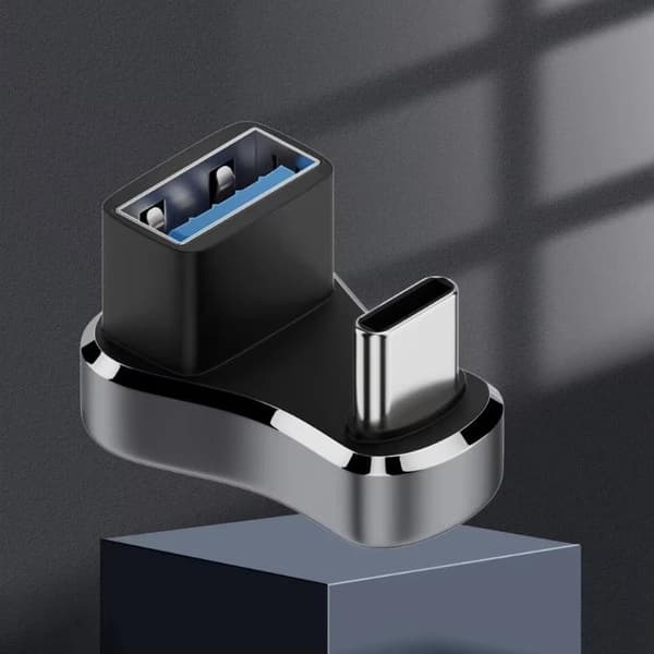 USB C-adapter Typ C hane till hona 20 Gbps PD 140W snabbladdning A1