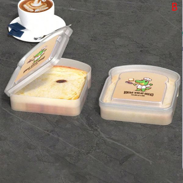 1 st Smörgåslåda Lunchlåda förvaringsbehållare Bärbar Bento B B