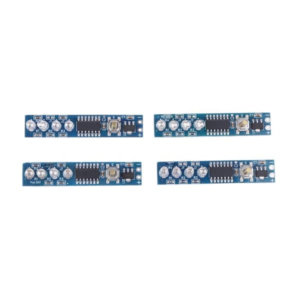 10 st 1-4S Enkel 3,7V 18650 Litiumbatterikapacitetsindikator A1