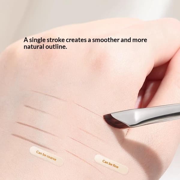 3 st uppgraderad Blade Eyeliner Brush Ultra Thin Fine Angle Flat De