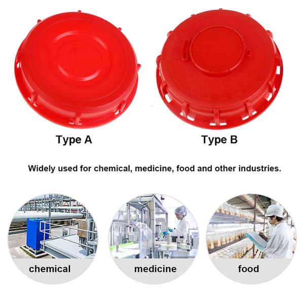 Röd IBC-lock för vattenvätskeförvaring IBC-tankar i plast B