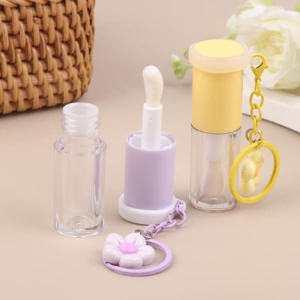 Klare Lipgloss-tuber, påfyllbare, tomme glasur-lipglossbeholdere Blue