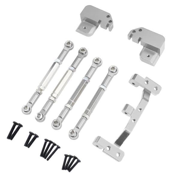 MN82-serien RC-biler Modell Oppgraderingsdeler Bakaksel 4-Link Konvertering Black