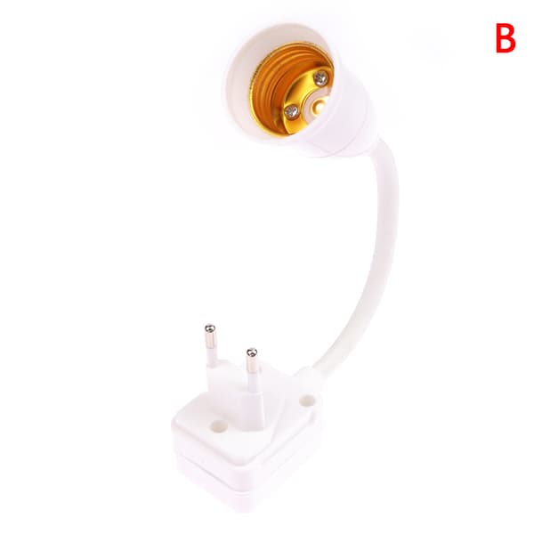 1 Stk LED lyspære E27 Sokkel Lampe Sokkel Holder Adapter Converte B