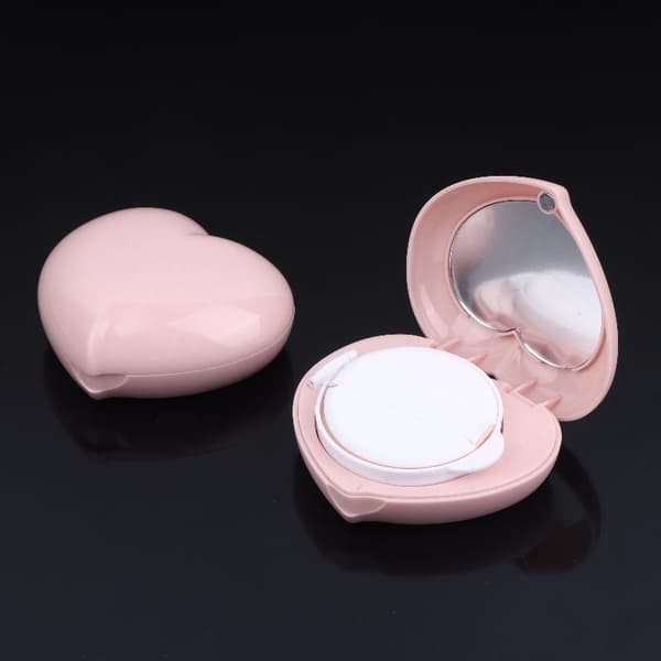 Tom Luksuriøs Bærbar Air Cushion Puff Box BB Cream Beholder Glossy Surface