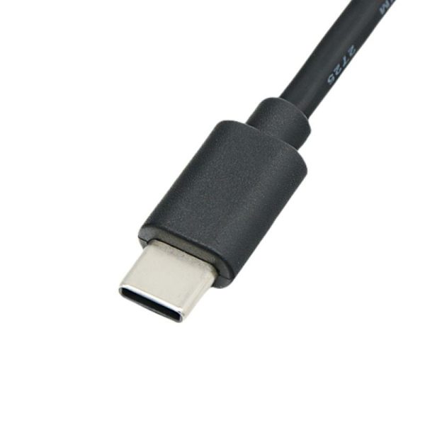 1 st. panelmonterad USB-C-förlängningskabel med skruv A3