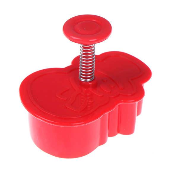 4 stk/sett julekjeks kjeksform 3d cookie stempel ter di