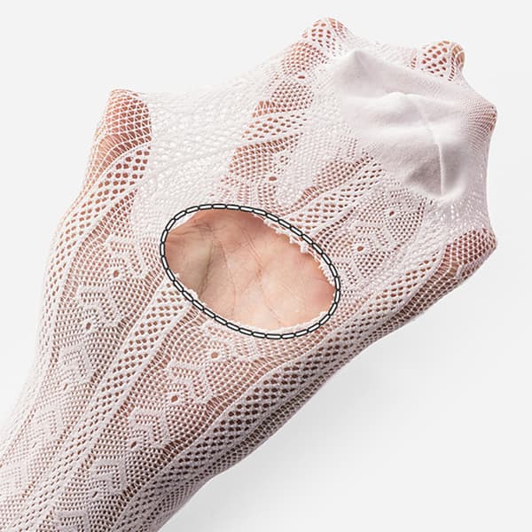 Pige Strømpebukser Åndbar Mesh Børn Prinsesse Strømpebukser Elasti white2 L