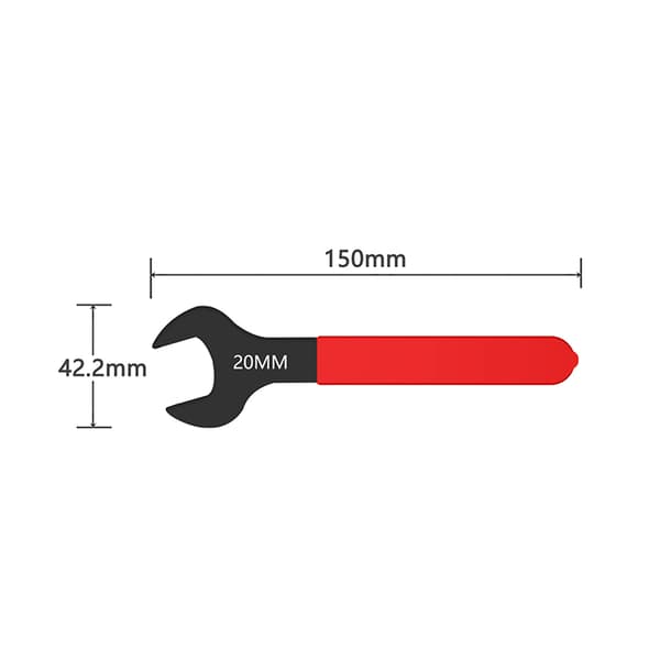 7-31mm Metrisk Enkel Öppen U-formad Nyckel Platt Huvud För A A5