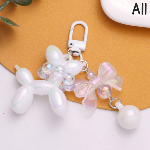 Muoti Stereo ja Heart Balloon Dog Avaimenperä Avaimenperä Crea A11