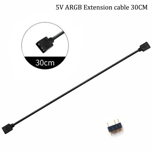 Tietokoneen emolevy RGB Split Synchronous Cable 12V 4-pin Exte A1