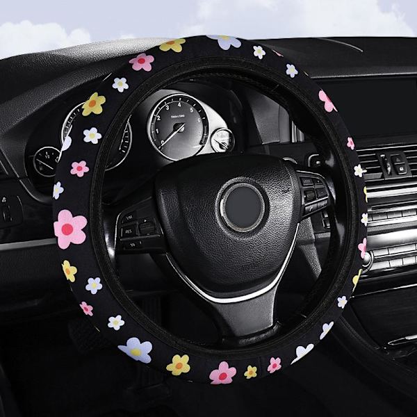 Bil Universal Ratovertræk Blomsterprint Auto Rat C