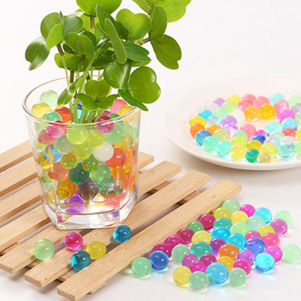 100 STK Bubble Beads Vannabsorberende perler Crystal Mud Ocean Ba Multicolor
