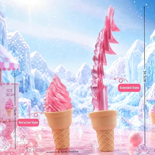 3D-tulostetut säädettävät teleskooppiset jäätelöpilailulelut kuutiot A5