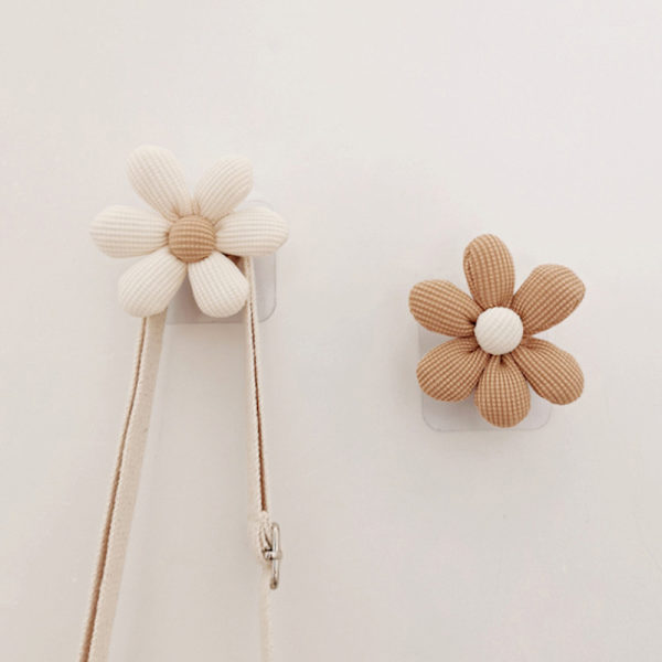 INS Blomster Veggkrok i Tre Sticky Hooks Håndkle Frakker Oppbevaring Ho A1