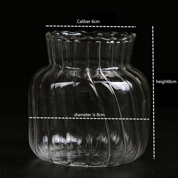 Gennemsigtige glasvaser til flaskeblomsterpotte Nordic Creative D