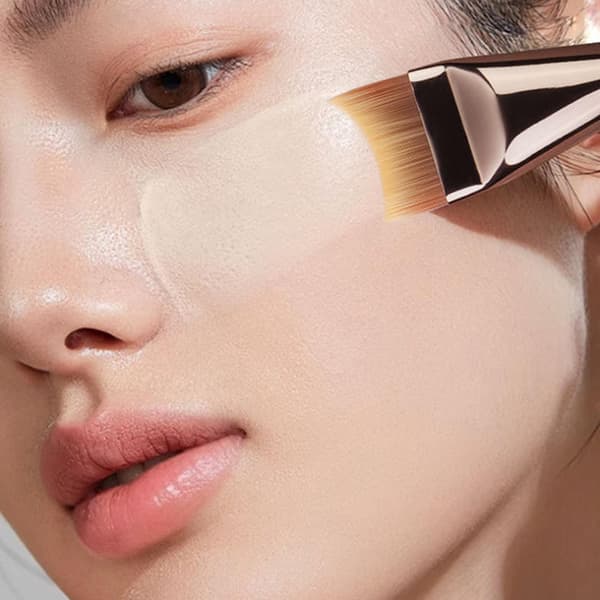 Ultratynd Foundation Flydende Makeupbørste Fuld Dækning Foundat