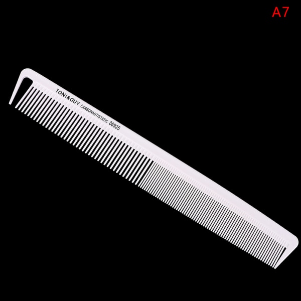1 ST Profesjonell hårkam antistatisk karbonfiber frisør A7