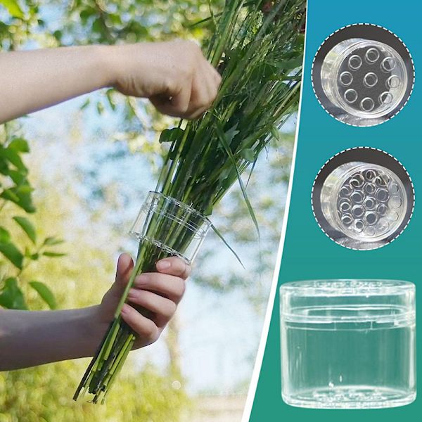 Spiral Ikebana Stjälk Blomhållare För Vas Hem Bekväm Fixe L