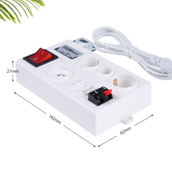 LED-tester til E27/B22/E14/GU10/G4-G9 pæretester Multi-p EU