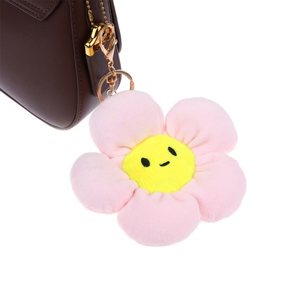 Plys nøgleringe Sun Flower Car Key Chain Sunflower Keychain Bag B