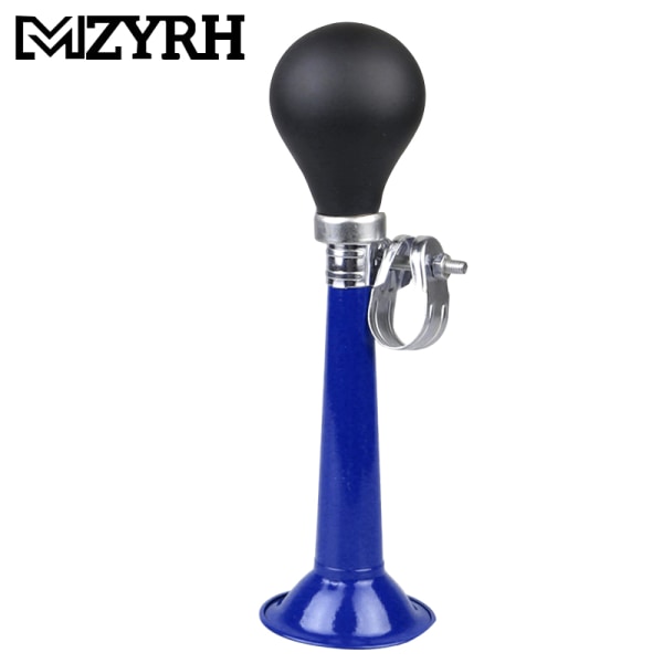Cykel Air Horn Metal Plating 7 Inch Horn Lige Air Horn Mo blue
