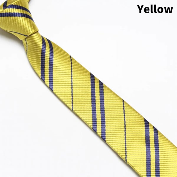 Harry Potter Tie College Style Herrmode Student Randig Bo Yellow