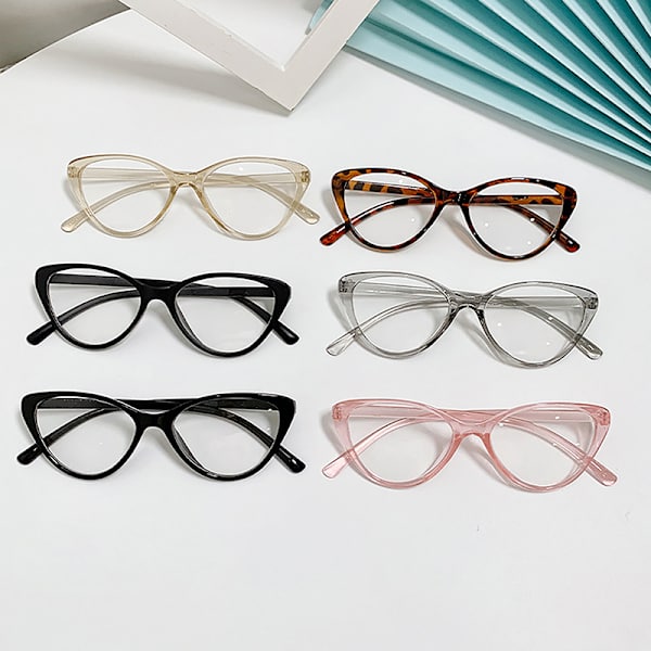 Trendiga Cat Eye Triangel Ram Solglasögon Dam Vintage Sun Glas A4