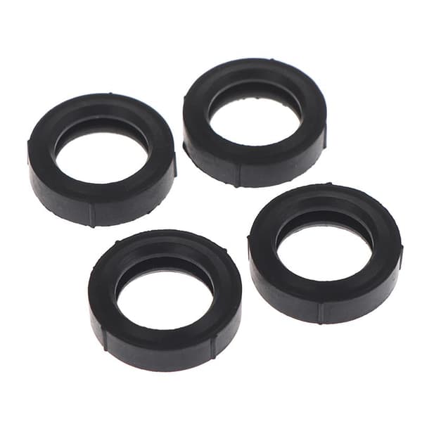 4/8PCS Gummitätningspackningar för väggmonterad pannplåtskanal 4PCS
