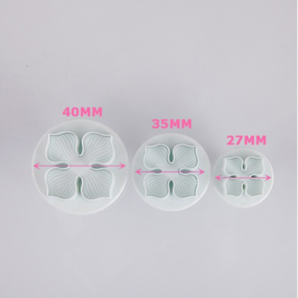 3 stk hortensia fondant kake dekorere sugarcraft stempel ter f