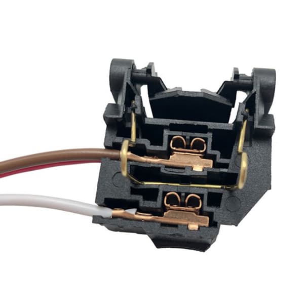 Sort Bil H7 Nærlys Lyskaster Lyspære Holder Adapter Harnes
