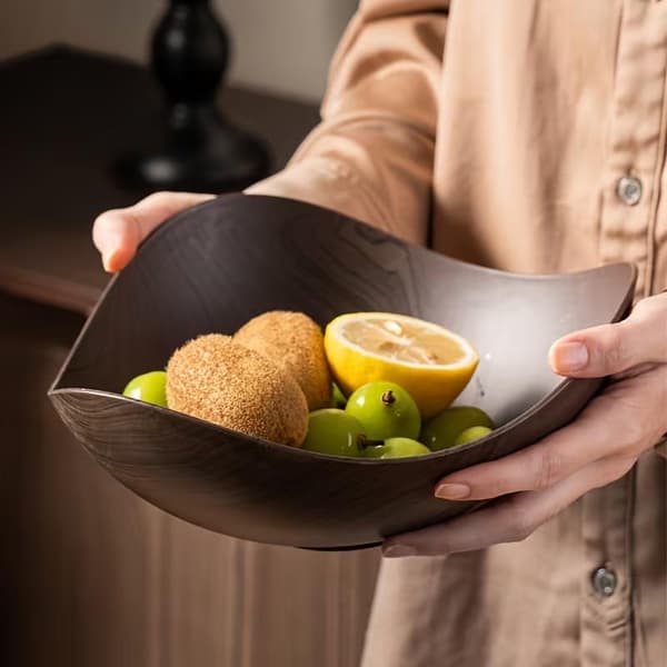 1 stor plastik festbord salat frugtskål A