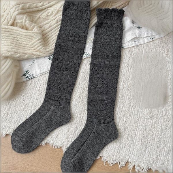 Stilfulde Over-the-knee Strømper A3