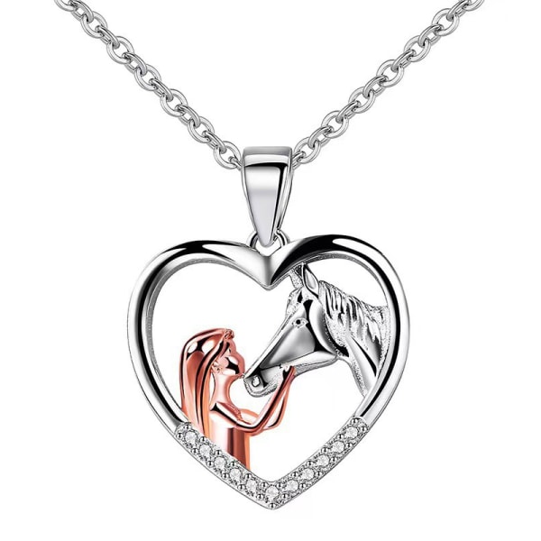 Trendikäs Girl Horse Heart -kaulakoru naisille Love Heart N A2 c0d5 | A2 |  Fyndiq