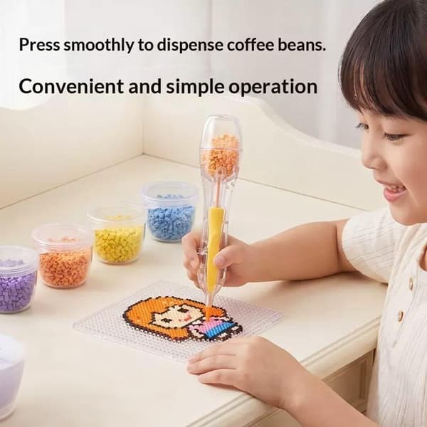 Perleplade Shaker Pen til Børn DIY Kunst Håndværk Håndlavet Perleplade A3
