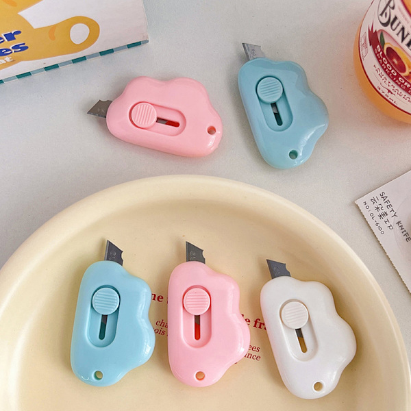 e Cloud Shape Mini Portable Utility Paper ter ting -paperi Pink