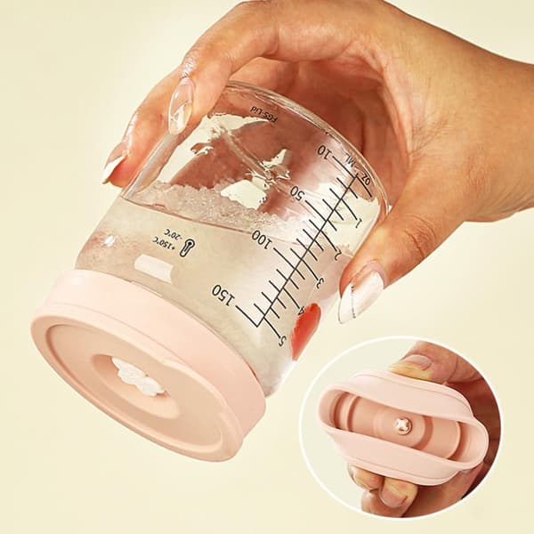 Pudding Glasmuggar Mini Glas Dessertmuggar Med Lock Läckagesäkra 250ML
