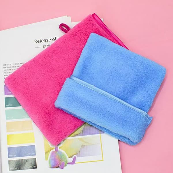 1 stk genanvendelig ansigtsrensehandske mikrofiberklud makeupfjerner Gray