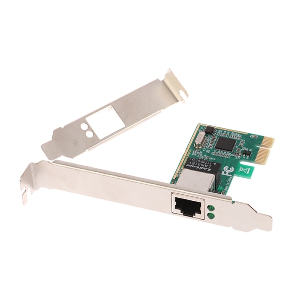 10/100/1000 Mbps Gigabit Ethernet LAN PCI Express PCI-E nettverk 1Set