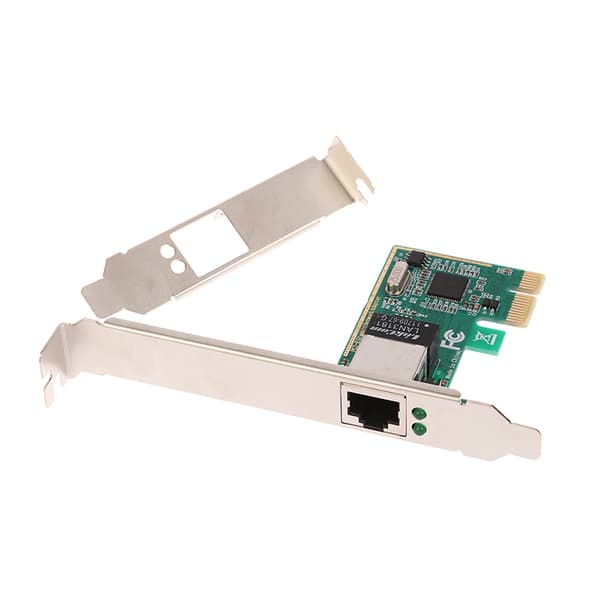 10/100/1000 Mbps Gigabit Ethernet LAN PCI Express PCI-E netværk 1Set
