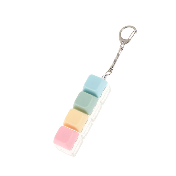 aron Color Keyboard Key Toy DIY Button Keycap Sensory Keychain E