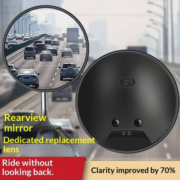 Motorcykelspeglar Universal Styre Motorcykel Backspegel 2pcs plane mirror