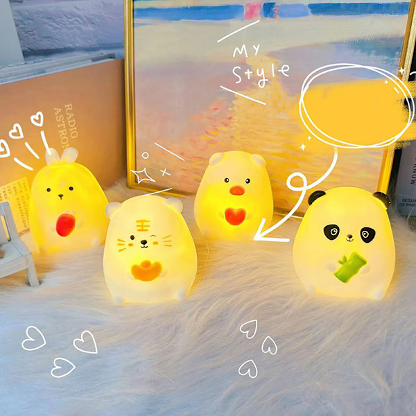 Kawaii Nattlampe Bunny Lamp Kreativ Nattlampe Skrivebord Bunny Des A3