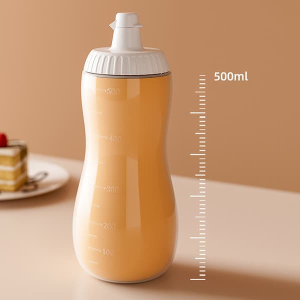 500ML store krydderflasker med dyser Ketchup BBQ-sauser A