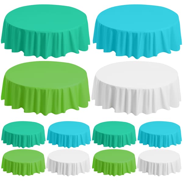 12 st 84\" St Patricks Plast Rund Duk Grön Gradient D Green