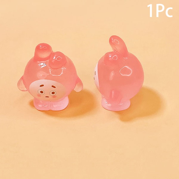 1 kpl Valoisa Piirretty Mikrokoriste Miniatyyri Ruukku Koriste Red